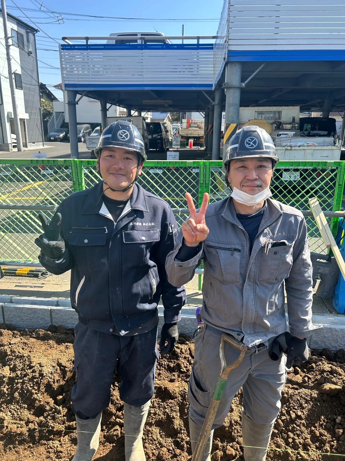 さいたま市の土木工事。今日のAG。